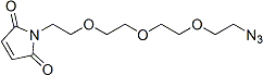 Mal-PEG3-azide structure