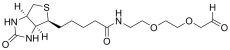 Biotin-PEG2-CH2-aldehyde structure