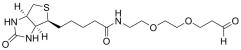 Biotin-PEG2-aldehyde structure