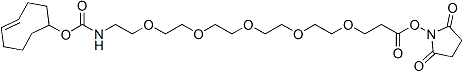 TCO-PEG5 NHS ester structure