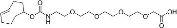 TCO-PEG4-CH2 acid structure