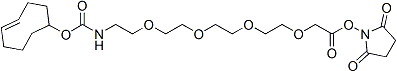 TCO-PEG4-CH2 NHS ester structure