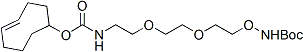TCO-PEG2-oxyamineBoc structure