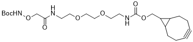 Bocaminooxy-PEG2-BCN structure