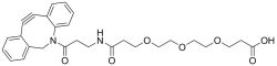 DBCO-NH-PEG3-acid structure