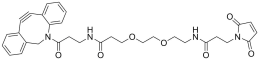 DBCO-NH-PEG2-Mal structure