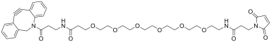 DBCO-NH-PEG6-Mal structure
