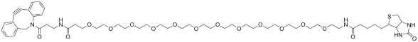 DBCO-NH-PEG12-Biotin structure