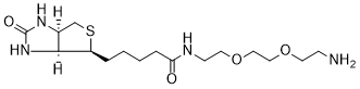 Biotin-PEG2-amine structure
