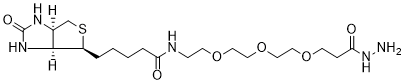 Biotin-PEG3-Hydrazide structure