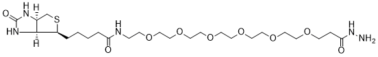 Biotin-PEG6-Hydrazide structure