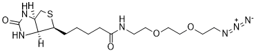 Biotin-PEG2-Azide structure
