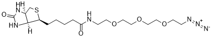 Biotin-PEG3-Azide structure