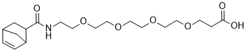Norbornene-PEG4 acid structure