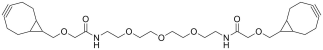 Bis-BCN-PEG3-diamide structure