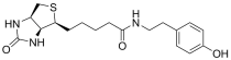 Biotinyl tyramide structure