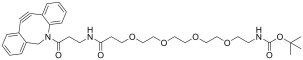 DBCO-NH-PEG4-NH-Boc structure