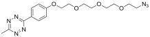 Methyltetrazine-PEG4-Azide structure