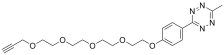 Methyltetrazine-PEG5-Alkyne structure