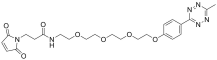 Methyltetrazine-PEG4-Maleimide structure
