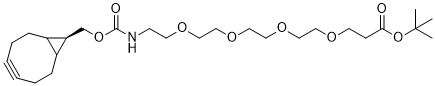 endo-BCN-PEG4-t-butyl ester structure