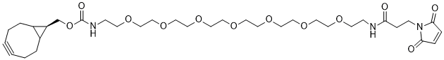BCN-exo-PEG7-Maleimide structure