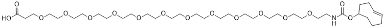 TCO-PEG12-acid structure