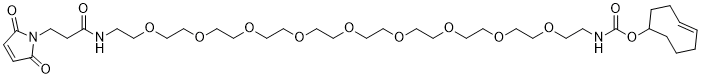 TCO-PEG9-maleimide structure