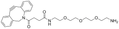 DBCO-C4-PEG3-amine structure