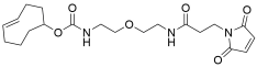 TCO-PEG1-amido maleimide structure