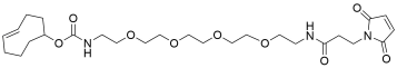 TCO-PEG4-amido maleimide structure